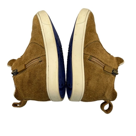 Ugg Kids Hamden II Suede Boots Side Zip Beige Toddler Girls Size 11 - Picture 10 of 15